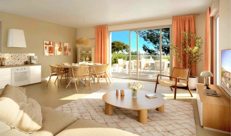 Appartement T4 neuf en dernier étage avec terrasse est à vendre Avenue Louis Sorel à Toulon